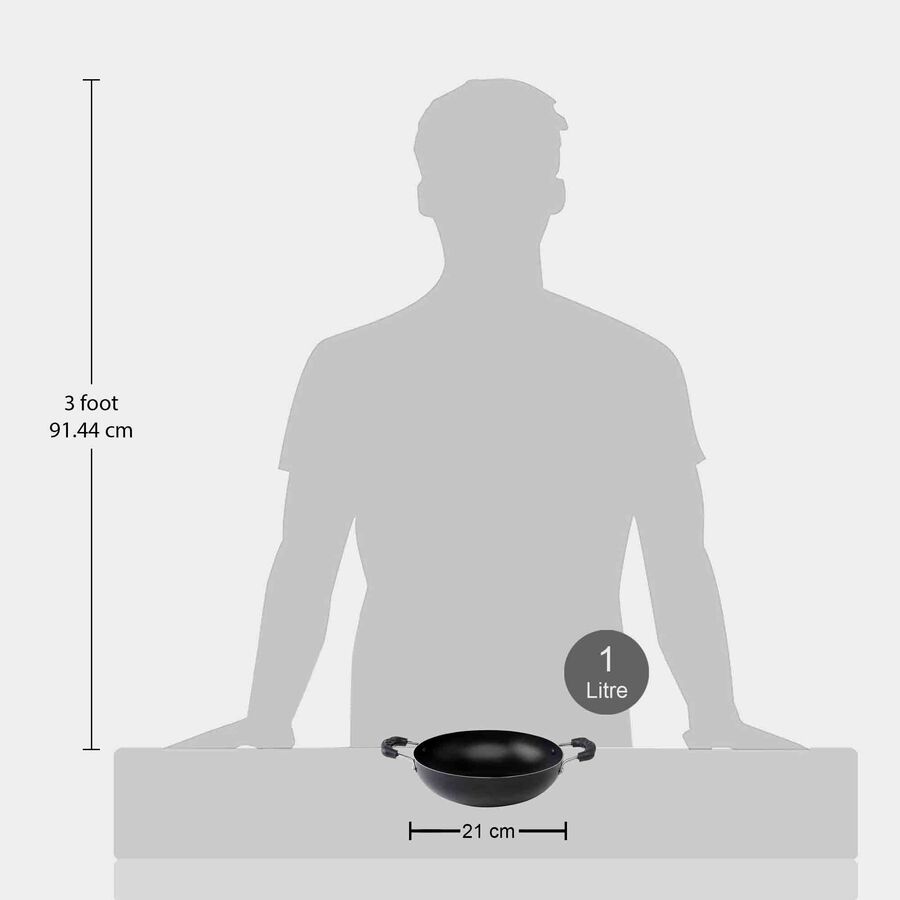1 L Non-Stick Kadhai, , large image number null