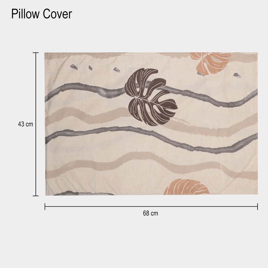 120 GSM Cream Microfiber Double Bedsheet, , large image number null
