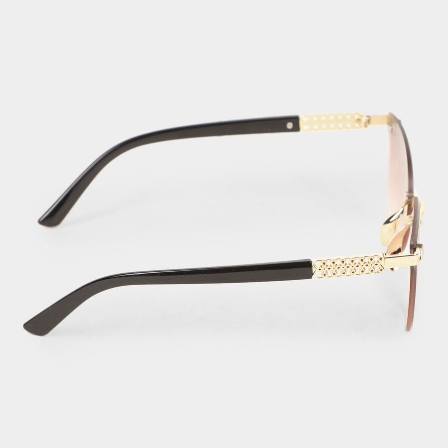 Women's Metal Gradient Square Sunglasses, , large image number null