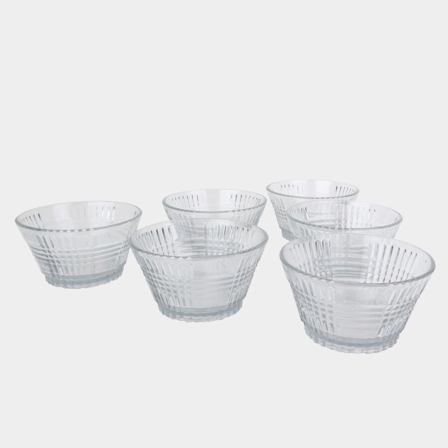 200 ml Glass Bowl, 10.5 cm Dia., Set of 6, , large image number null
