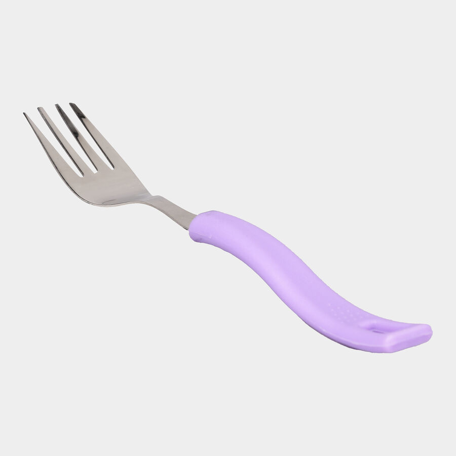 Set of 6 Stainless Steel Dessert Forks, , large image number null