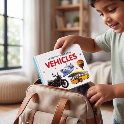 My First Tiny Board Book Vehicles Paper Board Book