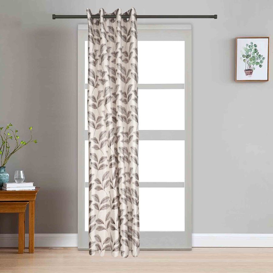 7ft. White Microfiber Door Curtain, , large image number null