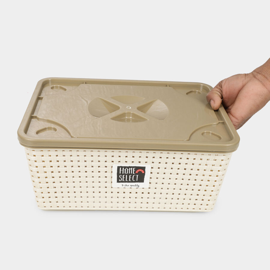 Dune Basket with Lid, , large image number null