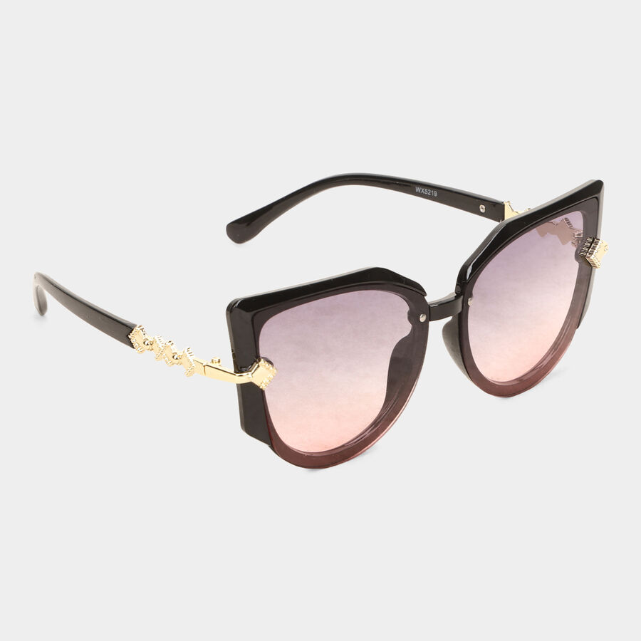 Women's Plastic Gradient Square Sunglasses, , large image number null