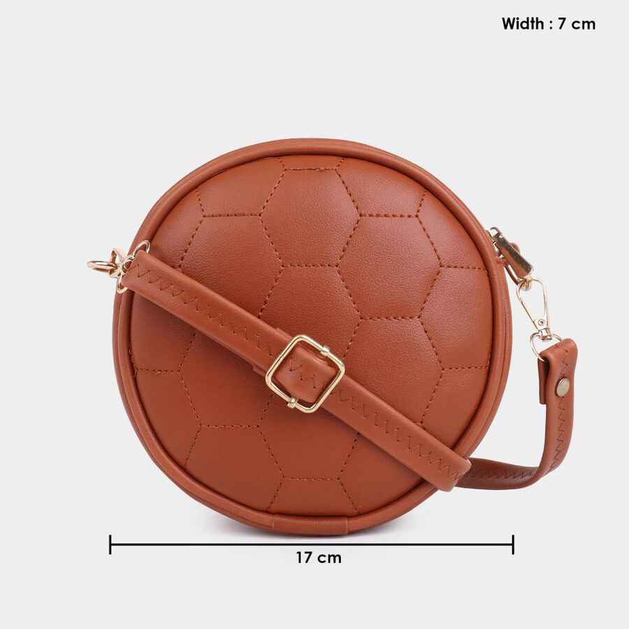 Women's Polyurethane Sling Bag, , large image number null