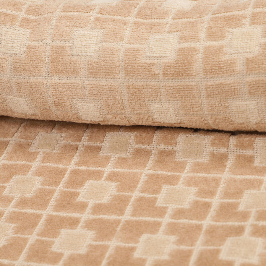 Beige Cotton Bath Towel, , large image number null