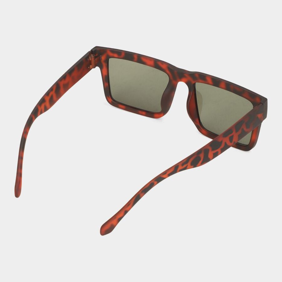 Men's Plastic Gradient Rectangle Sunglasses, , large image number null
