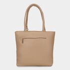 Women's Beige Pu Hand Bag, , small