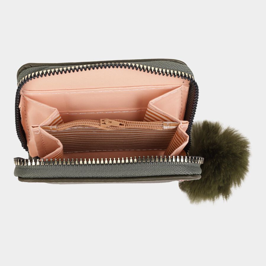 Women's Red Polyurethane Clutch Bag, , large image number null