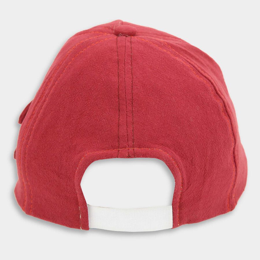 Kids' Red Fabric Cap, , large image number null