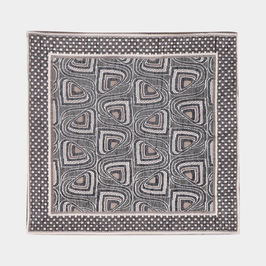 Grey Polyester Cushion Cover, , large image number null