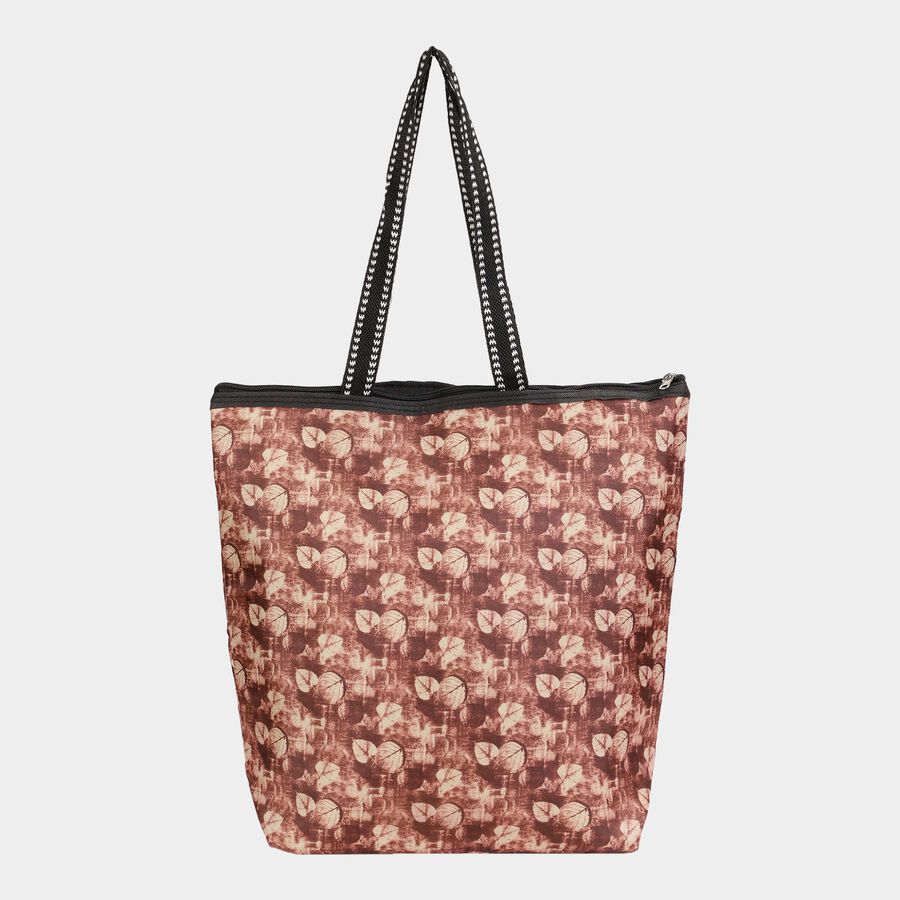 Brown Fabric-Polyester Bag, , large image number null