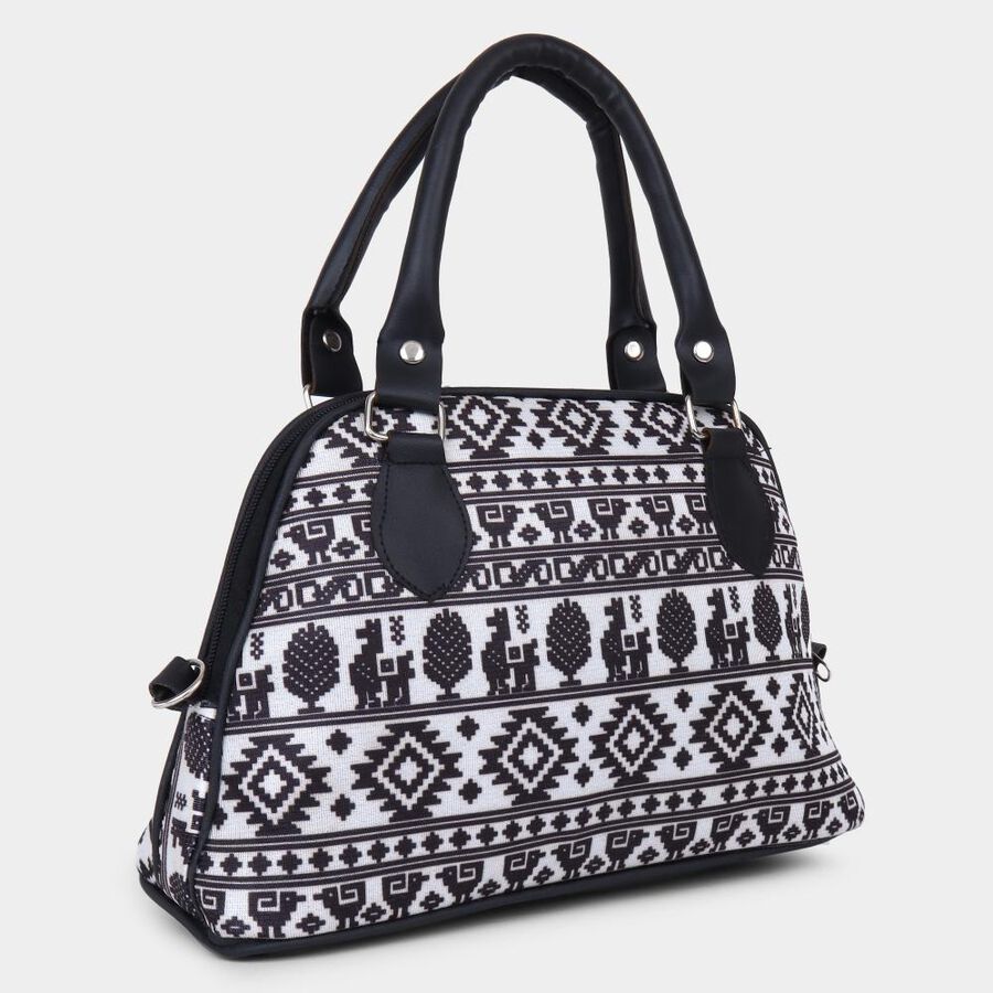 Women's Black Polyurethane Sling Bag, , large image number null