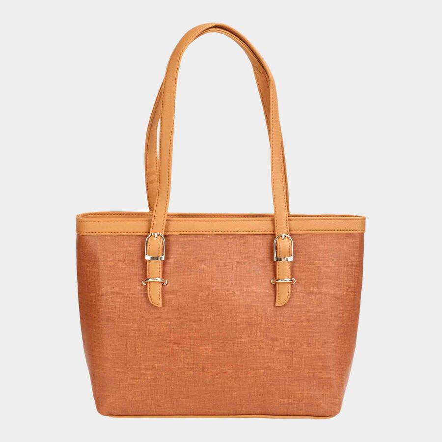 Women's Mustard Polyurethane Hand Bag, , large image number null