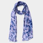 Women's Blue Cotton Scarf, , small image number null