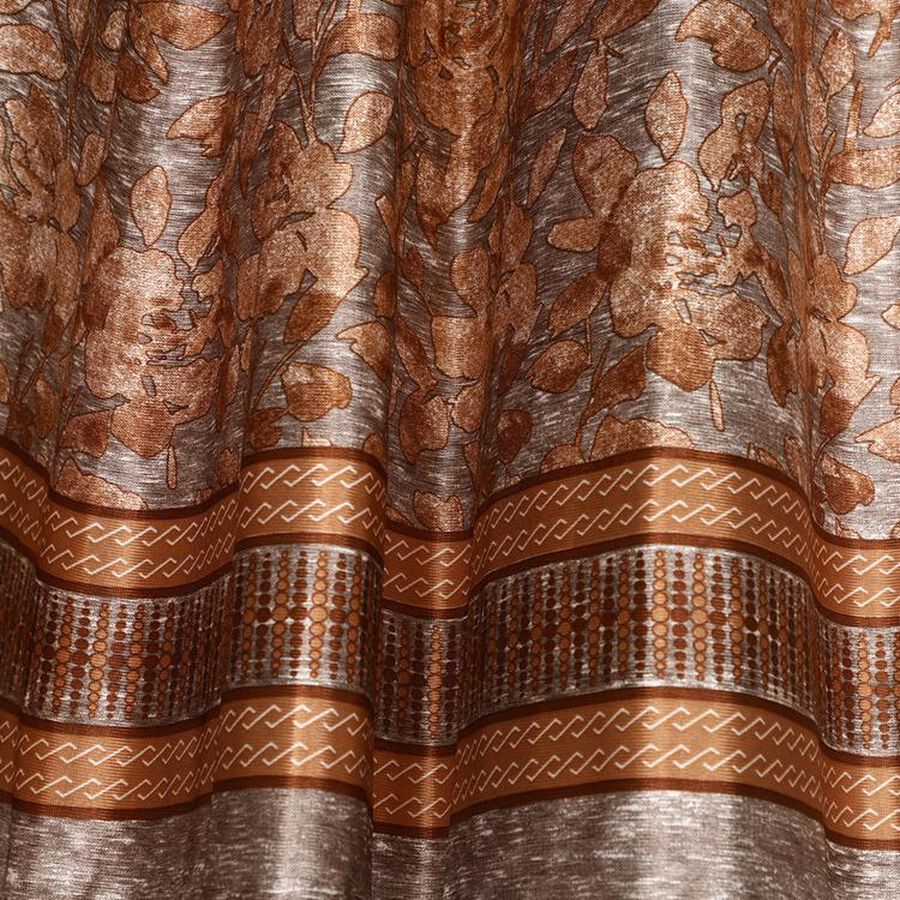 7ft. Brown Polyester Door Curtain, , large image number null