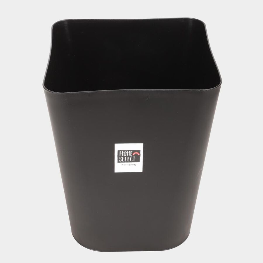 6.5 L Black Plastic Dustbin, , large image number null