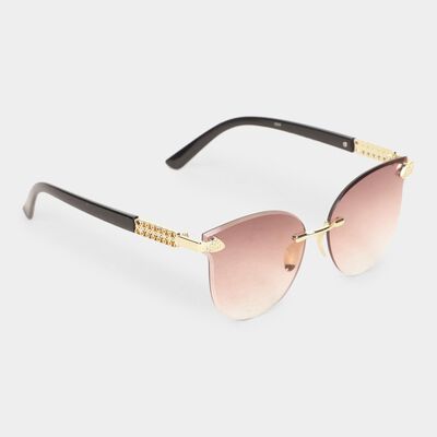 Women's Metal Gradient Square Sunglasses