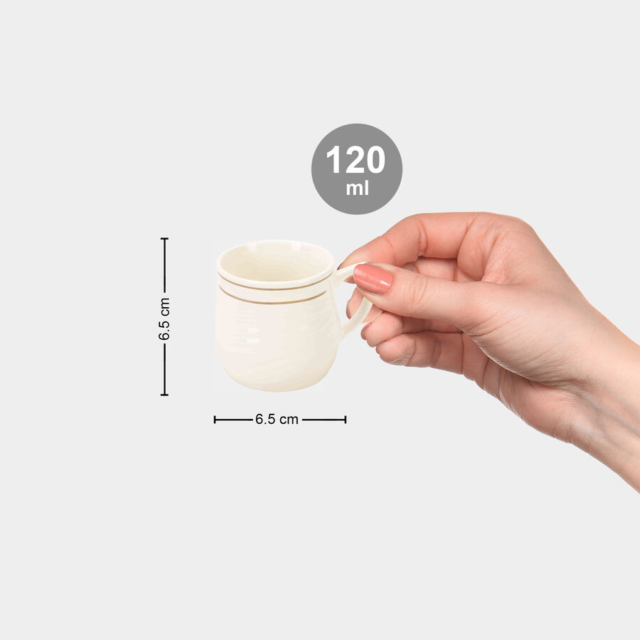 120 ml Stoneware Cup, Set of 6, , large image number null