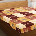 90 GSM Red Microfiber Double Bedsheet, , small image number null