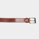 Men's Leather Casual Belt, Size 36, Textured, , small image number null