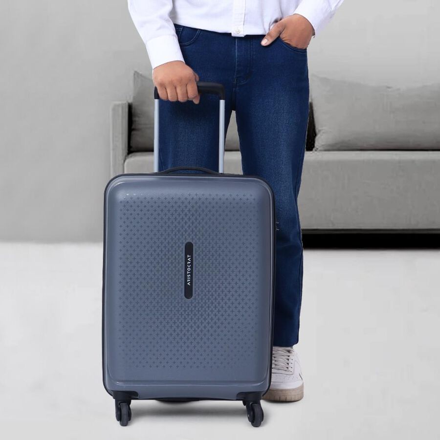 Hard Dark Grey Polypropylene Trolley, , large image number null