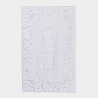 Cream Net Center Tablecover