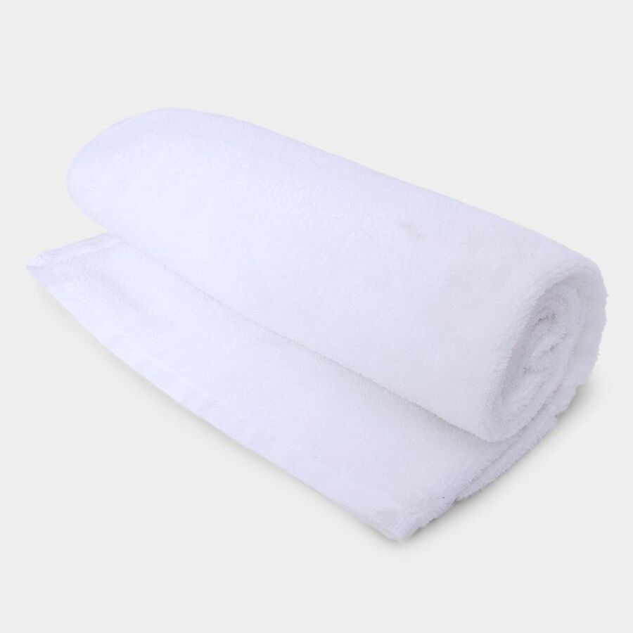 250 GSM White Microfiber Bath Towel, , large image number null