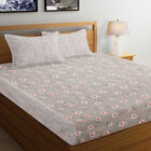 120 GSM Grey Polycotton Double Bedsheet, , small image number null