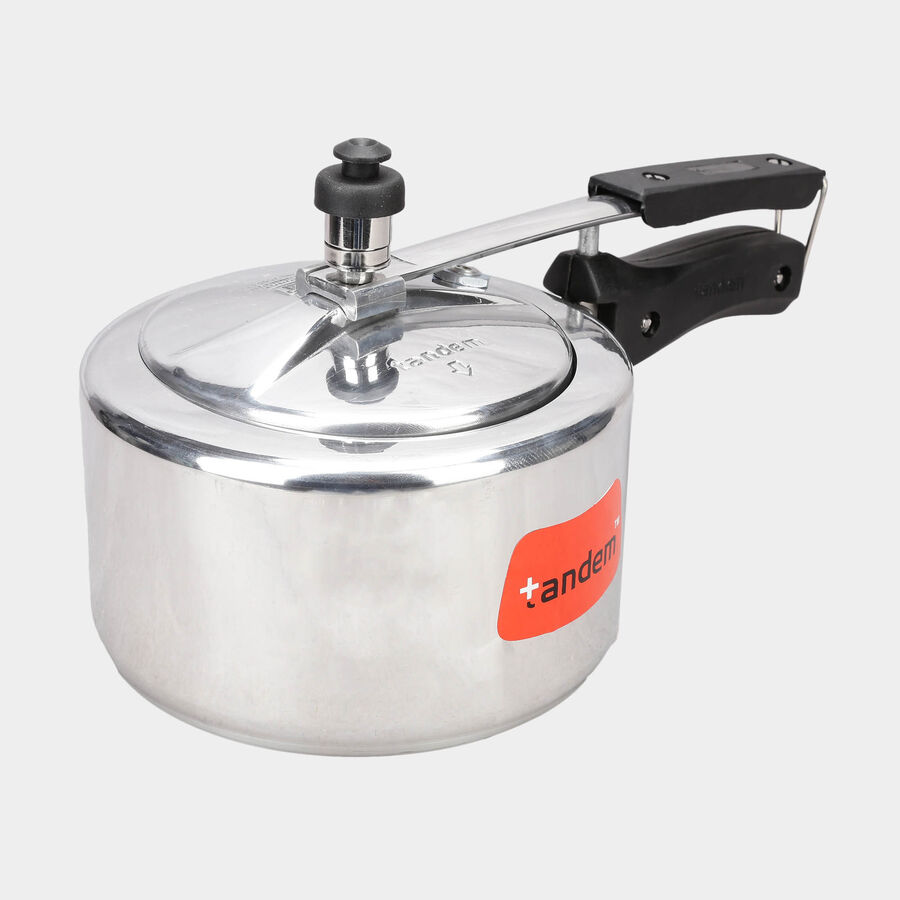 Aluminium Pressure Cooker- 2 L (Gas & Induction Compatible), , large image number null
