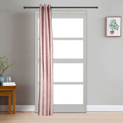 Pink 7ft. Foil Printed Curtain