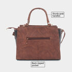 Women Solid Tan Handbag, , small image number null