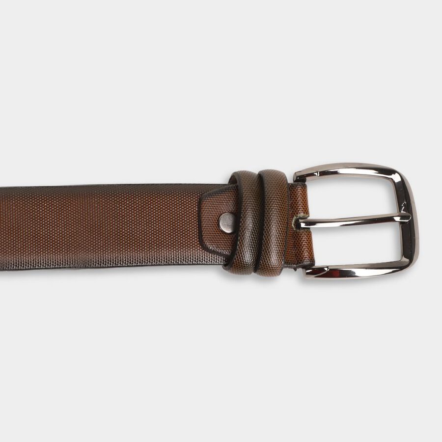 Men's Brown Polyurethane Casual Belt, , large image number null
