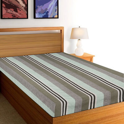 Yellow Polyester Cotton Bedcover