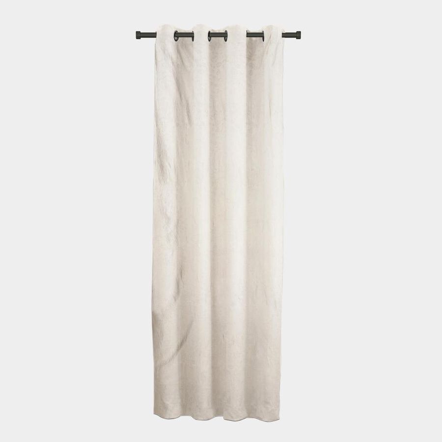 9ft. off-White Microfiber Long Door Curtain, , large image number null