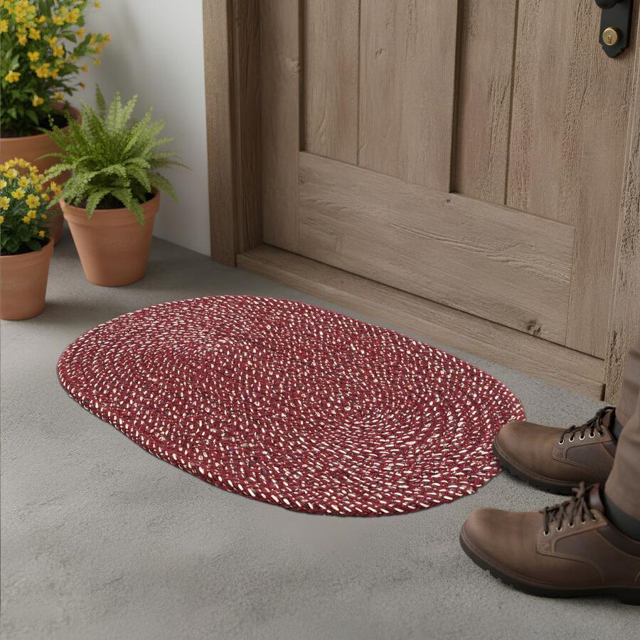 Pink Polyester Door Mat, , large