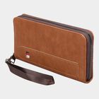 Women's Tan Polyurethane Hand Pouch, , small image number null