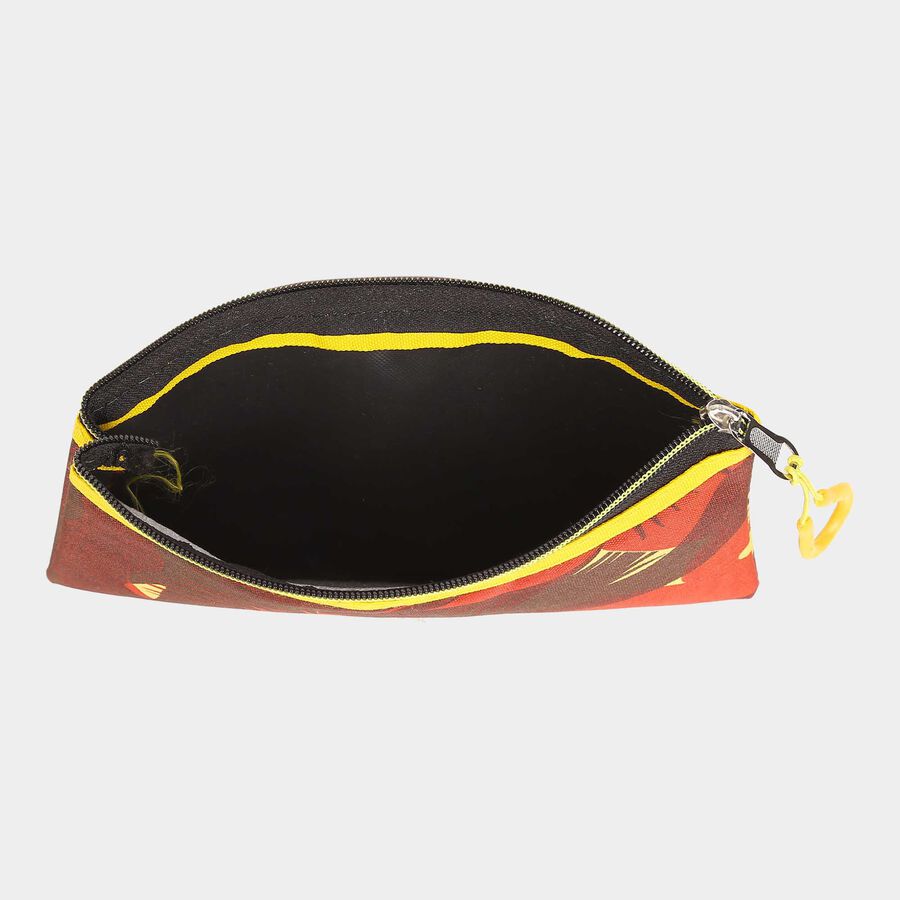 1 Pc. Fabric Pencil Pouch - Colour/Design May Vary, , large image number null