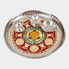 Stainless Steel Puja Plate, , small image number null
