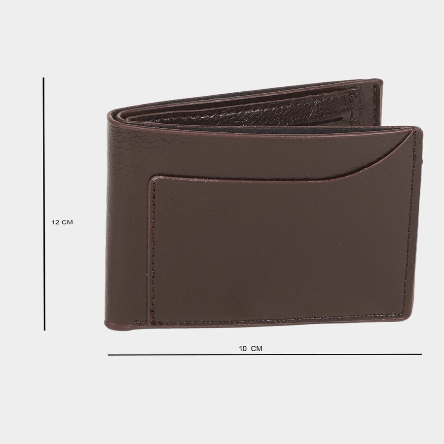 Men's Brown Polyurethane Wallet, , large image number null