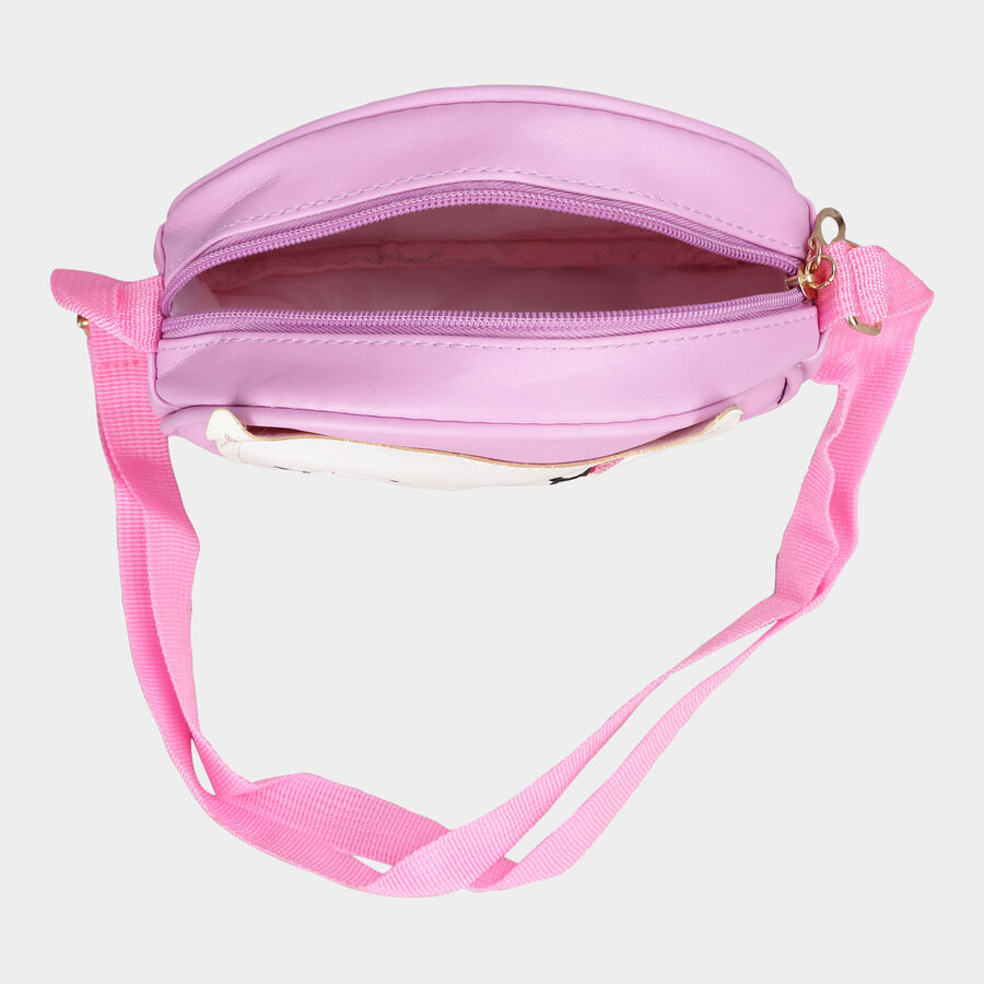 Kid's Pink Polyurethane Bag, , large image number null