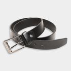 Men's Black Polyurethane Formal Belt, , small image number null