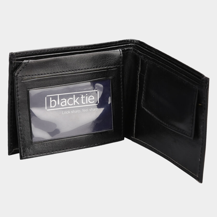 Men PU Black Wallet, , large image number null