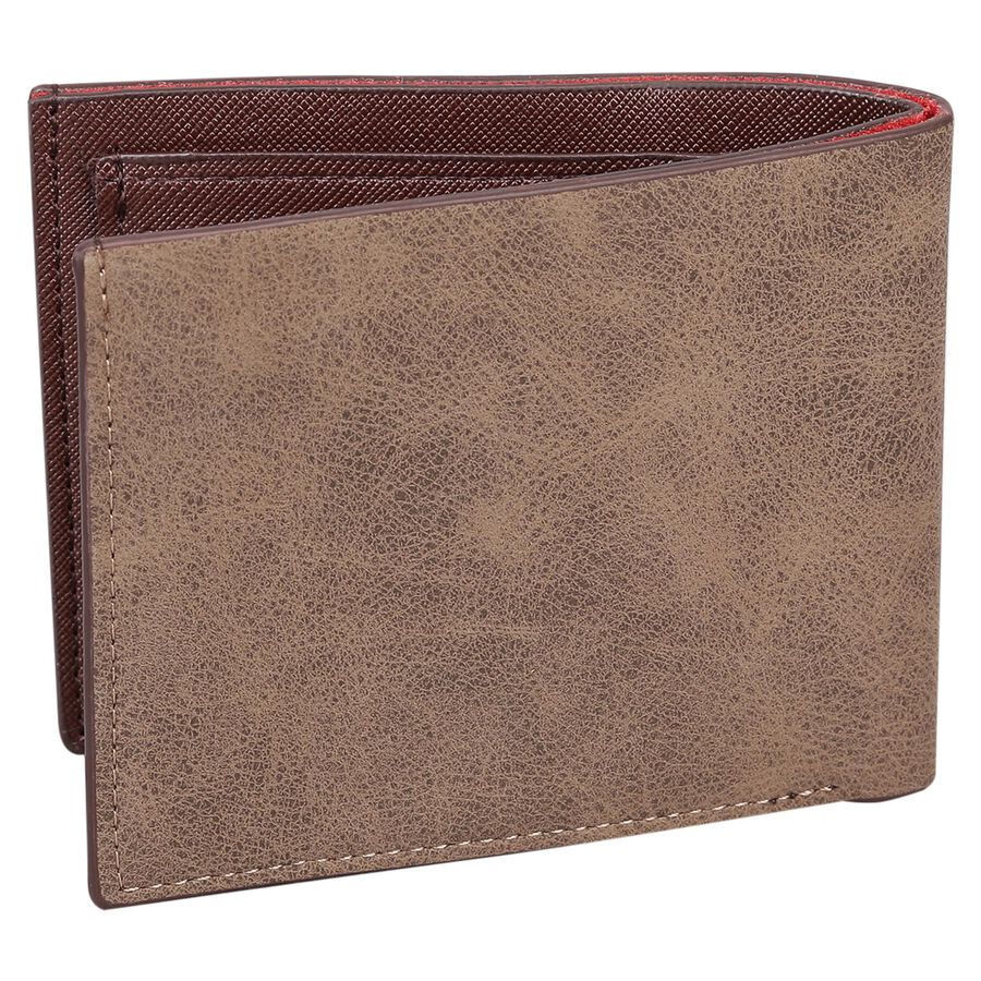 Men's Brown Polyurethane Wallet, , large image number null