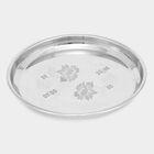 Stainless Steel Dinner Plate (Thali) - 27cm, , small image number null