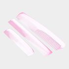Plastic Hair Comb, Set of 3, , small image number null
