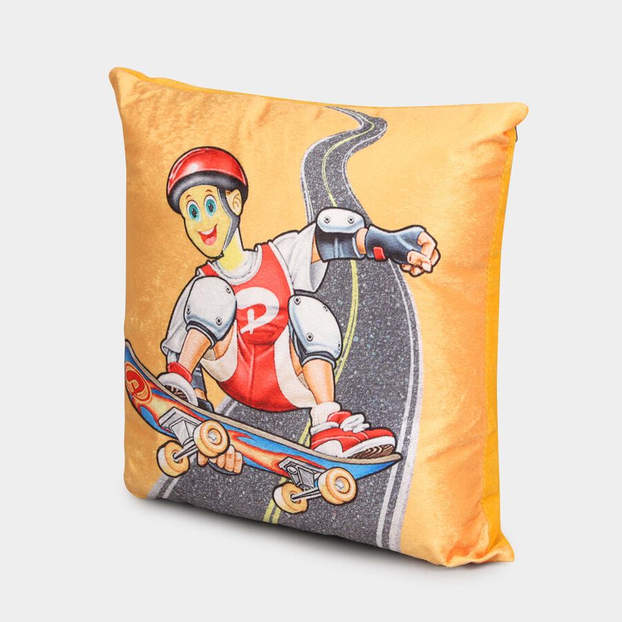Yellow Microfiber Cushion, , large image number null