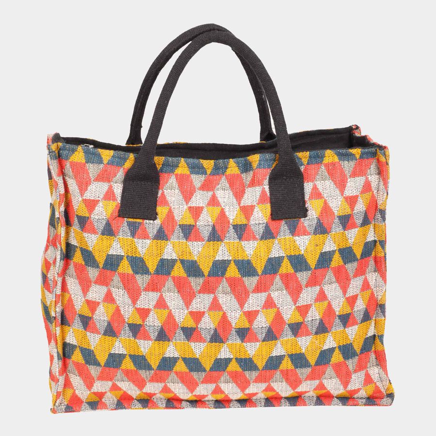 Women's Printed Canvas Tote Bag, Large, , large image number null