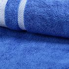 480 GSM Blue Cotton Bath Towel, , small image number null
